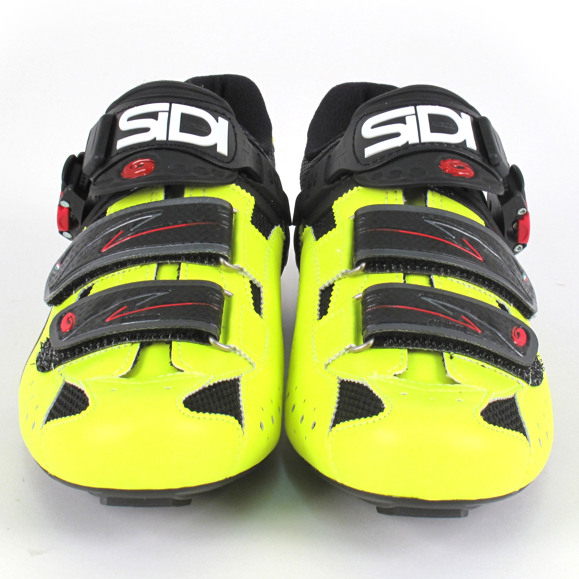 SIDI CLEVER シューズ EUR 41 イエローブラック SIDI（シディ）GENIUS10（ジェニウス10）ロードバイク用 SPD-SL