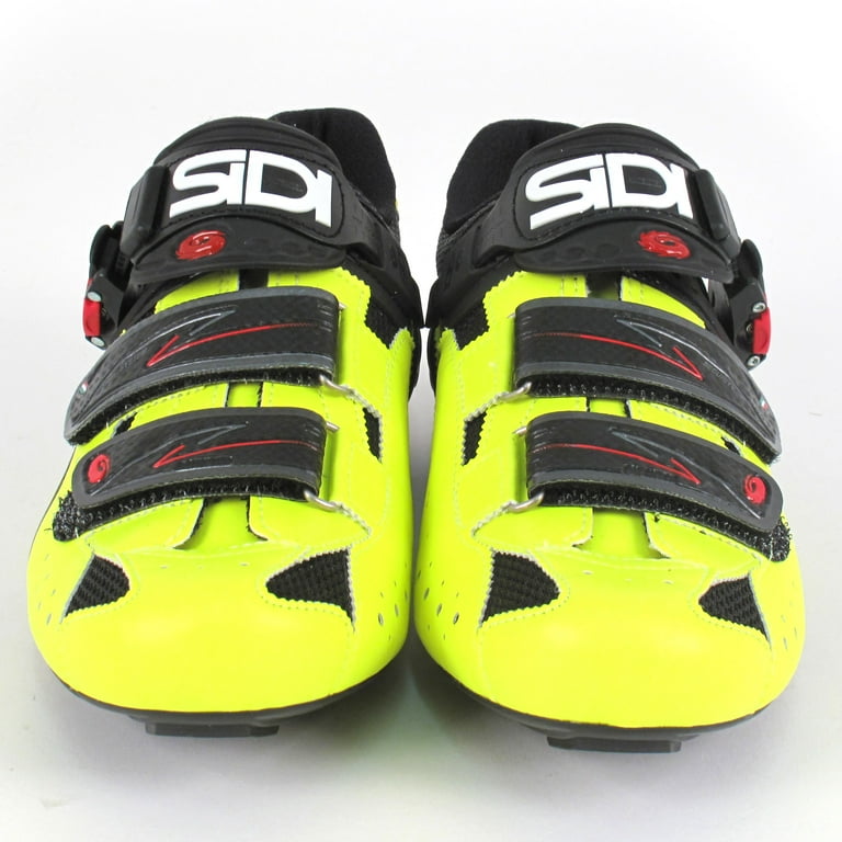 Sidi Genius 5-Fit Black/Fluorescent Yellow SZ 37.0 Road Bike