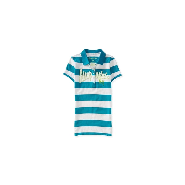 Polo Aeropostale NY para mujer, verde, mediano Aeropostale Polo