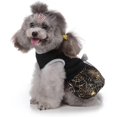 thumbnail image 6 of Pumpkin Spider Web/ Ghost Bat Pattern Halloween Dog Costume Puppy Dress, Doggie Halloween Party One Piece with Bowknot Pet Clothes Holiday Cat Outfits, 6 of 9
