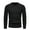 Black, variant on jsaierl Mens Sweater Cable Knit Crew Neck Solid Slim Top Shirt Long Sleeve Fall and Winter Warm Pullover Sweater