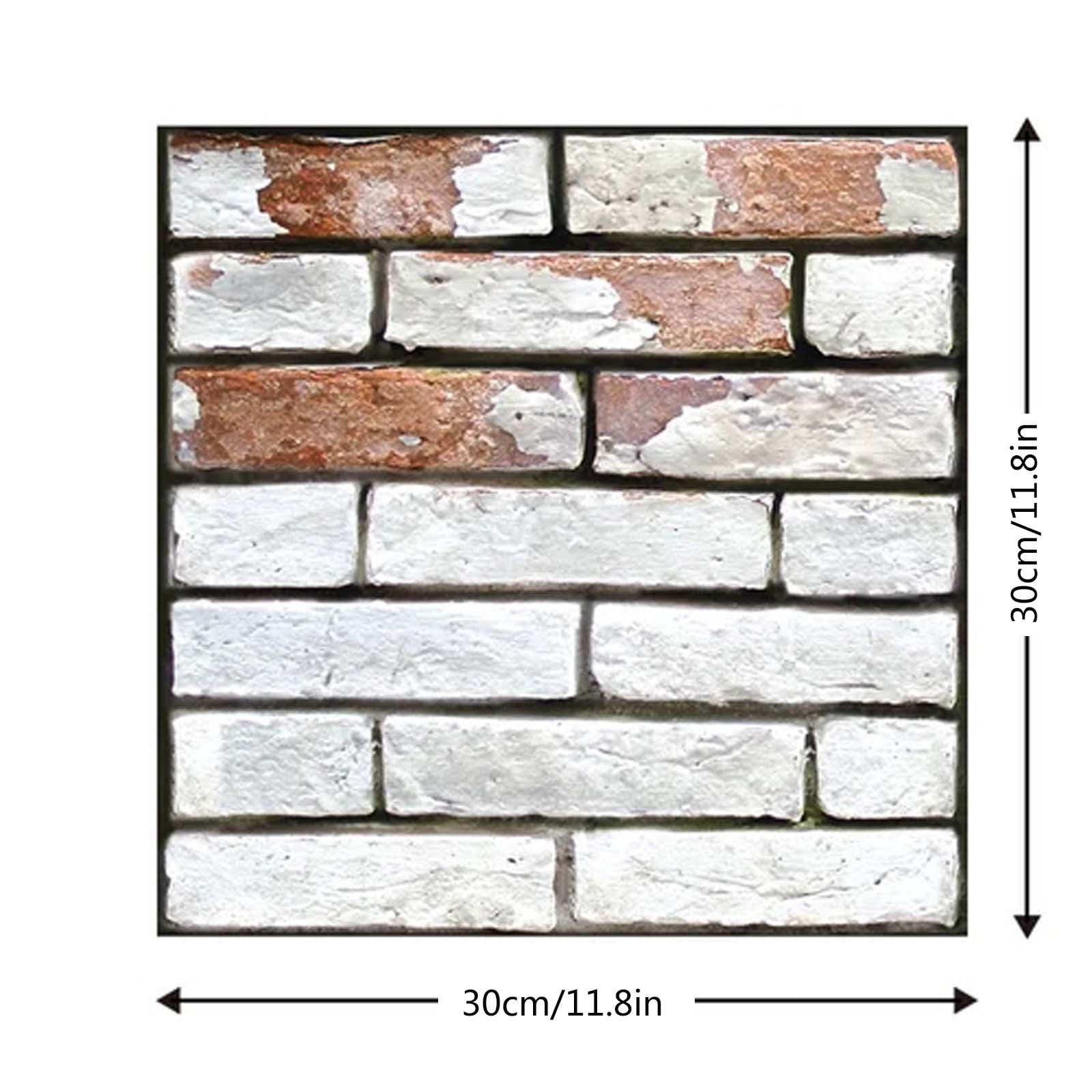 Daiosportswear Peel & Stick Kitchen Backsplash Tiles,Self-Adhesive Bathroom Wall Decor,Heat-Resistant,Waterproof,DIY Easy Install,No Grout,5-Pack 11.8"x11.8" Wall Panels