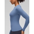 thumbnail image 4 of CRZ YOGA Softembrace Crewneck Long Sleeve Workout Top, Ultra Soft, Shirts for Women, 4 of 7