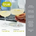 thumbnail image 6 of True Martini Glasses, 7 oz Stemmed Crystal Glass, Set of 4, 6 of 9