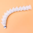 thumbnail image 3 of 12pcs Nylon Badmintons Simple Small Fitness Shuttlecocks Durable Badmintons for Outdoor (White), 3 of 7