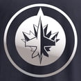 thumbnail image 3 of Men's Navy Winnipeg Jets Gradient Logo T-Shirt, 3 of 4