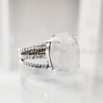 thumbnail image 6 of Natural Rainbow Moonstone Ring, Blue Fire Moonstone Ring, June Birthstone, 3 Twisted Band, 925 Sterling Silver, Womens Ring, Christmas, Thanksgiving, Handmade, Statement Jewelry, Natural Gemstone Ring, 6 of 7