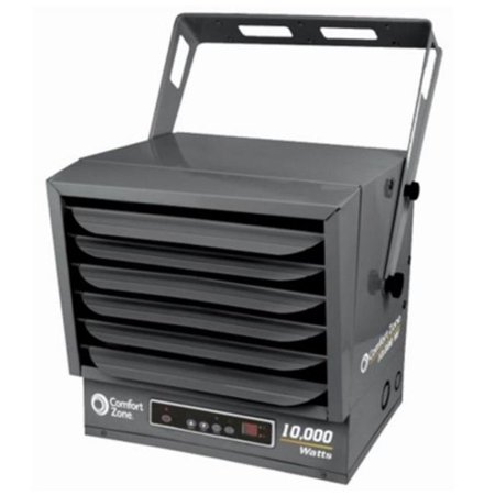 

World & Main 106103 10000W Heavy Duty Industrial Heater Charcoal Gray