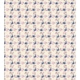 thumbnail image 2 of Ambesonne Romantic Duvet Cover Sets, Flowers and Swallow, 2-Twin, Indigo Champagne, 2 of 3