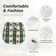 thumbnail image 4 of KLL Christmas Snowflakes Plaid Pattern Shorts Women,Athletic Shorts High Waisted Running Shorts Pocket Sporty Short Gym Elastic Workout Shorts-XX-Large, 4 of 7