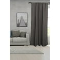 thumbnail image 3 of Lumi 48.8" Metal 0.75" Single Curtain Rod, Black, 3 of 5