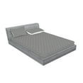 thumbnail image 2 of Ambesonne Geometric Fitted Sheet & Pillow Sham Set, Black and White Zigzags, Full, Black and White, 2 of 2
