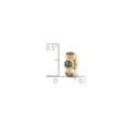 thumbnail image 4 of Crystals from Swarovski Dec Birthstone Charm Silver Gold Plated Reflection Beads, 4 of 5