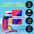 thumbnail image 5 of AdvoCare Rehydrate - Electrolyte Drink Mix - Includes Magnesium, Sodium, Potassium & Calcium - Antioxidant & Amino Acid Fortified - Hydration & Recovery - Fruit Punch, 15 Stick Packs (6.3 oz), 5 of 6
