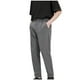 thumbnail image 4 of Pantalones largos de moda para hombre, casuales, de color sólido, con bolsillos y cintura elástica, pantalones de vestir, pantalones cortos para hombre., 4 of 4
