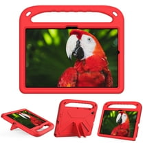 Dteck Case for Samsung Galaxy Tab A8 10.5 Inch 2022 (SM-X200/SM-X205/SM-X207), Slim Lightweigh EVA Foam Kids-Friendly Cover with Hand-Grip & Kickstand, Red