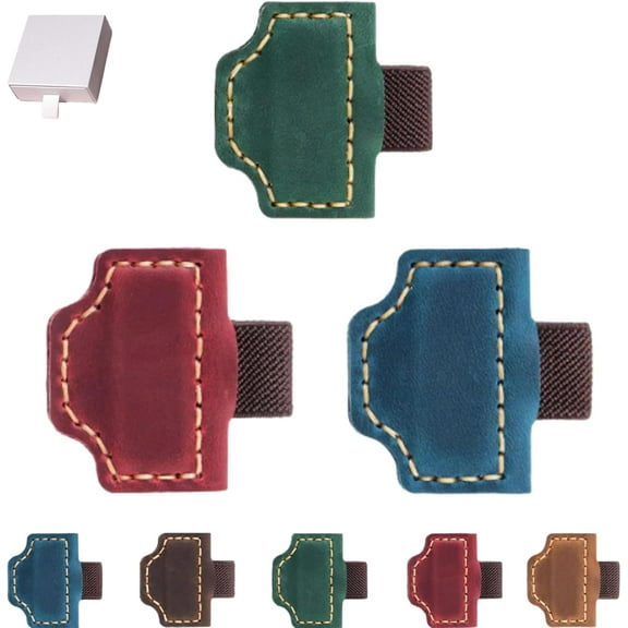 Lynsie Charm Magnetic Bookmark with Pen Holder,Lynsie Charm Bookmark Pen Holder,Personalized Leather Bookmarks,Reading Lovers Teachers Gift for Book Lovers (3A)