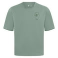 thumbnail image 2 of Men's Levelwear Green Baltimore Orioles Signet Oversized Luxe Signature Knit T-Shirt, 2 of 3