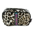 thumbnail image 4 of (3 pack) London SOHO New York Cosmetic Cheetah Print Zippered Makeup Bag Organizer, 4 of 4