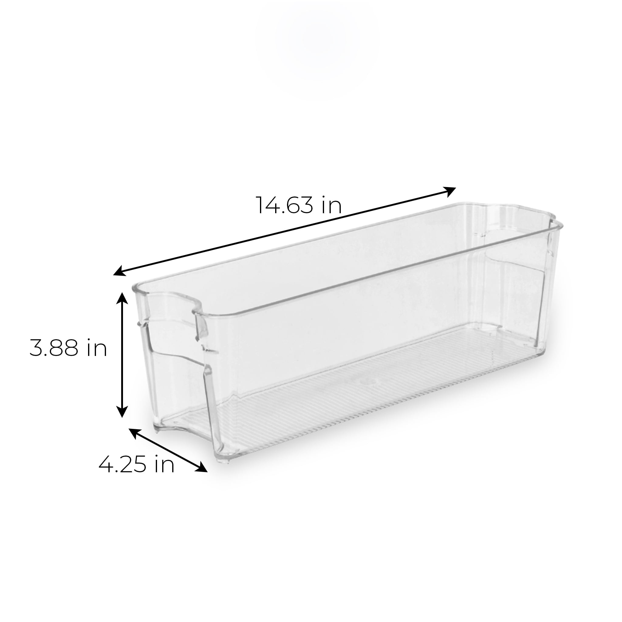  RSSF DESIGN 8 Pack Clear Stackable Storage Bins with  Lids,Large Plastic Containers with Handle,Organization and Storage  Bin,Perfect for Kitchen,Fridge,Cabinet,Freezer,Bathroom Skincare Organizer  Bins