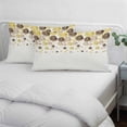thumbnail image 4 of Yellow Brown Spring Floral Pillow Covers 12"x20", Watercolor Summer Botanical Soft Brushed Microfiber Breathable Throw Pillow Covers, Pillowcase with Zipper for Couch Sofa Bedroom Living Room, 4 of 9