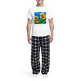 thumbnail image 5 of CafePress - Sunflowers Painting Pajamas - Men's Light Loose Fit Cotton Pajama Set, 5 of 7