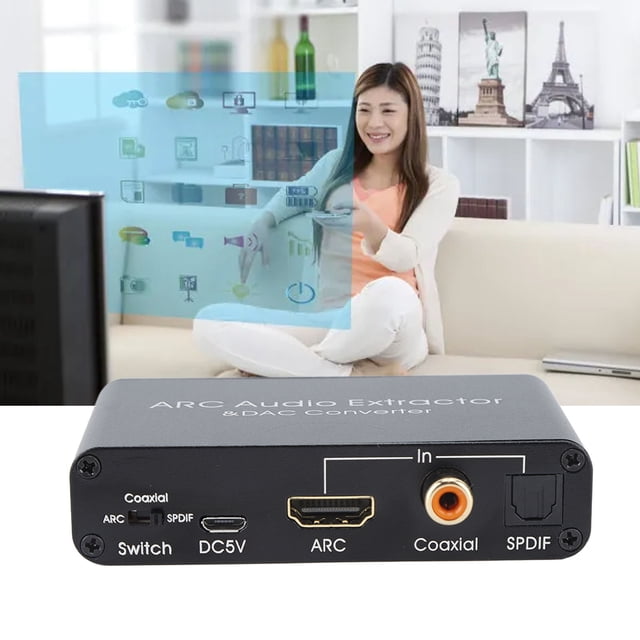 Convertidor digital a analógico ANGGREK 192 KHz control de volumen salida DAC para el hogar
