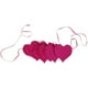 thumbnail image 2 of KAKOWELY Banderines de fieltro con forma de corazón para decoración de bodas, fiestas y el hogar, 110 pulgadas (rojo rosa), 2 of 4