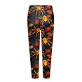 Womens Halloween Leggings Stretch Butt Lifting Gym Leggings Pumpkin