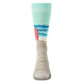 thumbnail image 4 of MeMoi Men's Surf's Up Beach Bamboo Crew Socks - Mens - Male, 10-13, Crockery Marled, 4 of 4