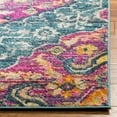 thumbnail image 4 of SAFAVIEH Madison Karissa Floral Runner Rug, Blue/Fuchsia, 2'3" x 8', 4 of 8