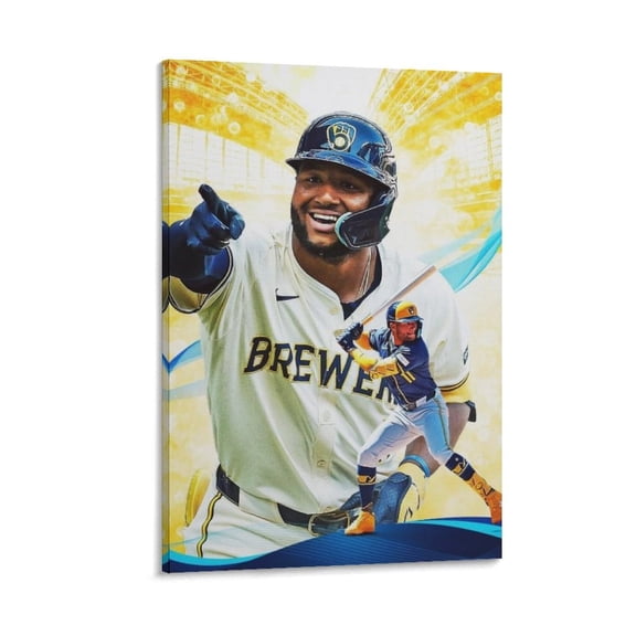 Jackson Chourio Canvas Poster Wall Art Poster Gifts Bedroom Prints Home Decor Hanging Picture Canvas Painting Posters 16x24inch(40x60cm)