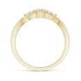 thumbnail image 2 of ANGARA Natural Illusion Set Diamond Crossover Promise Ring in 14K Yellow Gold for Women (Size-3mm| Color-G| Clarity-VS2) | April Birthstone, Anniversary, Jewelry Gift for Women | Natural Diamond Ring, 2 of 7