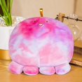 thumbnail image 2 of 7 Styles Cute Cartoon Rainbow Octopus Stuffed Animal Plush Toy Fat Round Octopus Creative Home Pillow Child's Birthday Gifts zhangmengya LED, 2 of 2