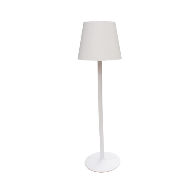 Ilios Innova | Lámpara de Mesa LED Minimalista Blanca con Botón Táctil Superior, Diseño Moderno Recargable, Luz Decorativa para Sala, Recámara u Oficina, Estilo Funcional y Compacto