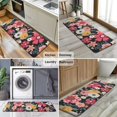 thumbnail image 6 of Multicolored Pioneer Flower Kitchen Rug Mat,Kitchen Runner Rugs Non Skid Washable,Decorative Kitchen Floor Mats for Kitchen,Sink,Laundry,17"x47.2", 6 of 7