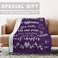 thumbnail image 5 of Retirement Gifts for Women Blanket 60"x50" - Purple Retirement Gifts for Women 2024 - Retirement Decorations - Best Retirement Gifts, 5 of 5