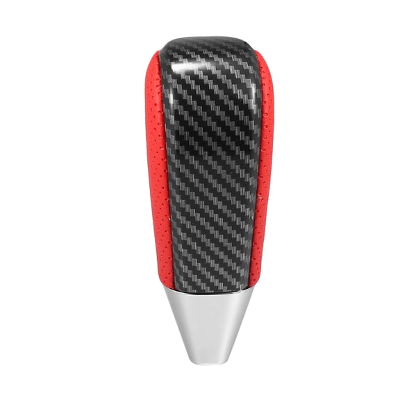 Unique Bargains Gear Shift Knob Car Inner Gear Shifter Knob for Toyota 4Runner 2003-2022 Faux Leather Plastic Red 1 Pc