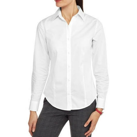George Women's Classic Career Blouse with Front Seams, Online Exclusive ...