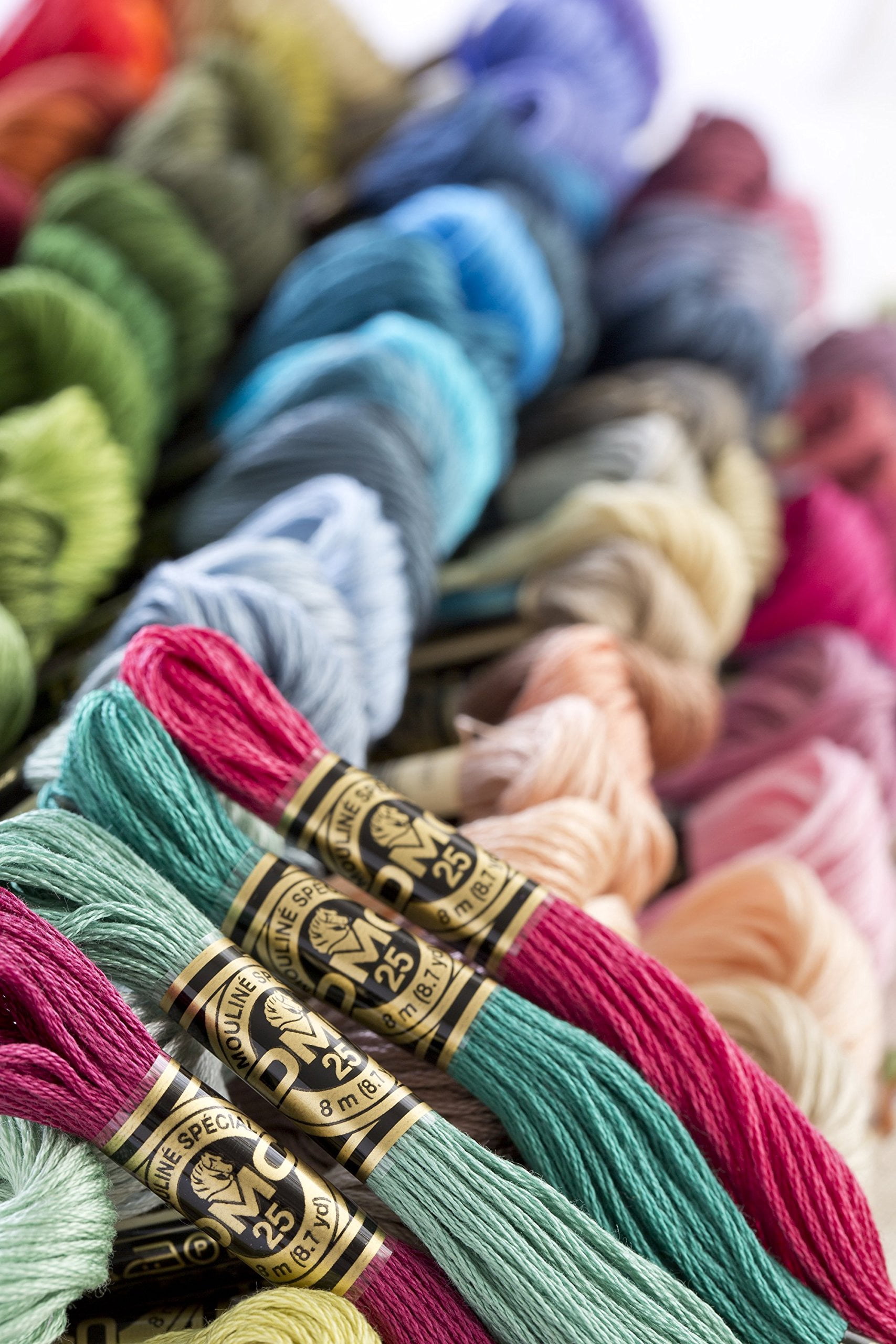 DMC 6-Strand Embroidery Floss 8m – Beige/Brown Cotton Thread