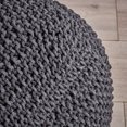 thumbnail image 5 of Knitted Cotton Pouf Cube Versatile 20"x20" Floor Seating for Living Rooms & Bedrooms, 5 of 8