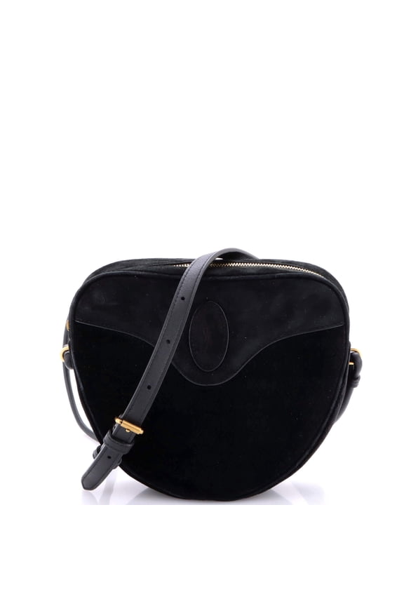 Pre-Owned Le Monogramme Coeur Bag Monogram All Over Velvet and Suede By Rebag