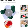 thumbnail image 2 of Dog Snuffle Mat Dog Puzzle Toys Dog Feeding Mat Nosework Training Sniffing Pad for Cats Dogs Interactive Toy Orange, 2 of 8