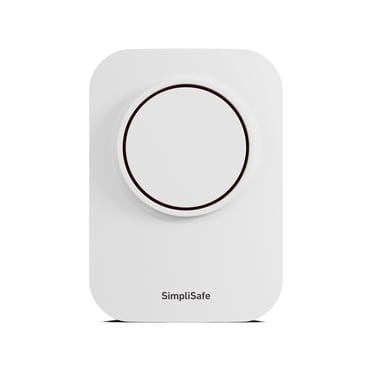 SimpliSafe - Wireless Auxiliary Siren - White