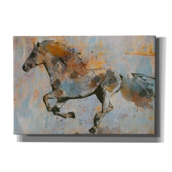 Epic Graffiti 'Rusty Horse 2' by Irena Orlov, Canvas Wall Art, 26"x18"