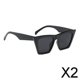 thumbnail image 1 of Paquete de 2 Gafas de sol Retro estilo Yinane UV400 color negro 2 piezas, 1 of 8