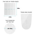 thumbnail image 3 of Blue donuts 4 Gallon trash bag 500 count  for bathrooms, offices, and bedrooms, 3 of 7