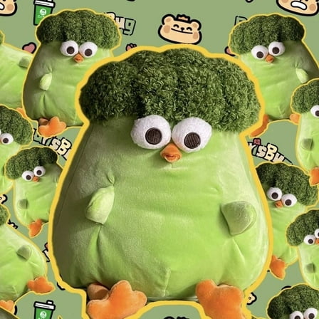 Broccoli Chicken Toy Doll