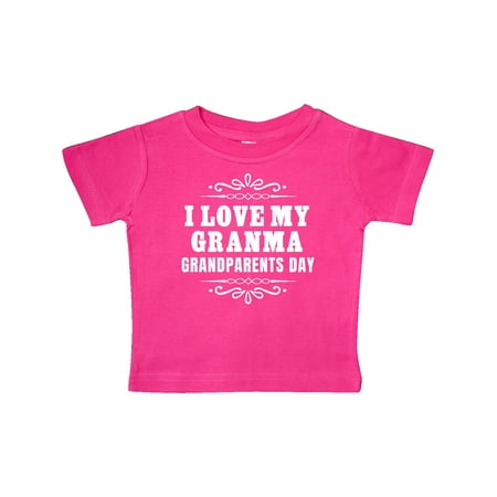 

Inktastic Grandparents Day I Love My Granma Gift Baby Boy or Baby Girl T-Shirt
