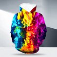 thumbnail image 2 of IWRICH 3D Printed Plus Size Hoodies for Men Oversize Baggy Hooded Sweatshirts Long Sleeve Pullover Tops with Pocket Multicolour XXL, 2 of 5
